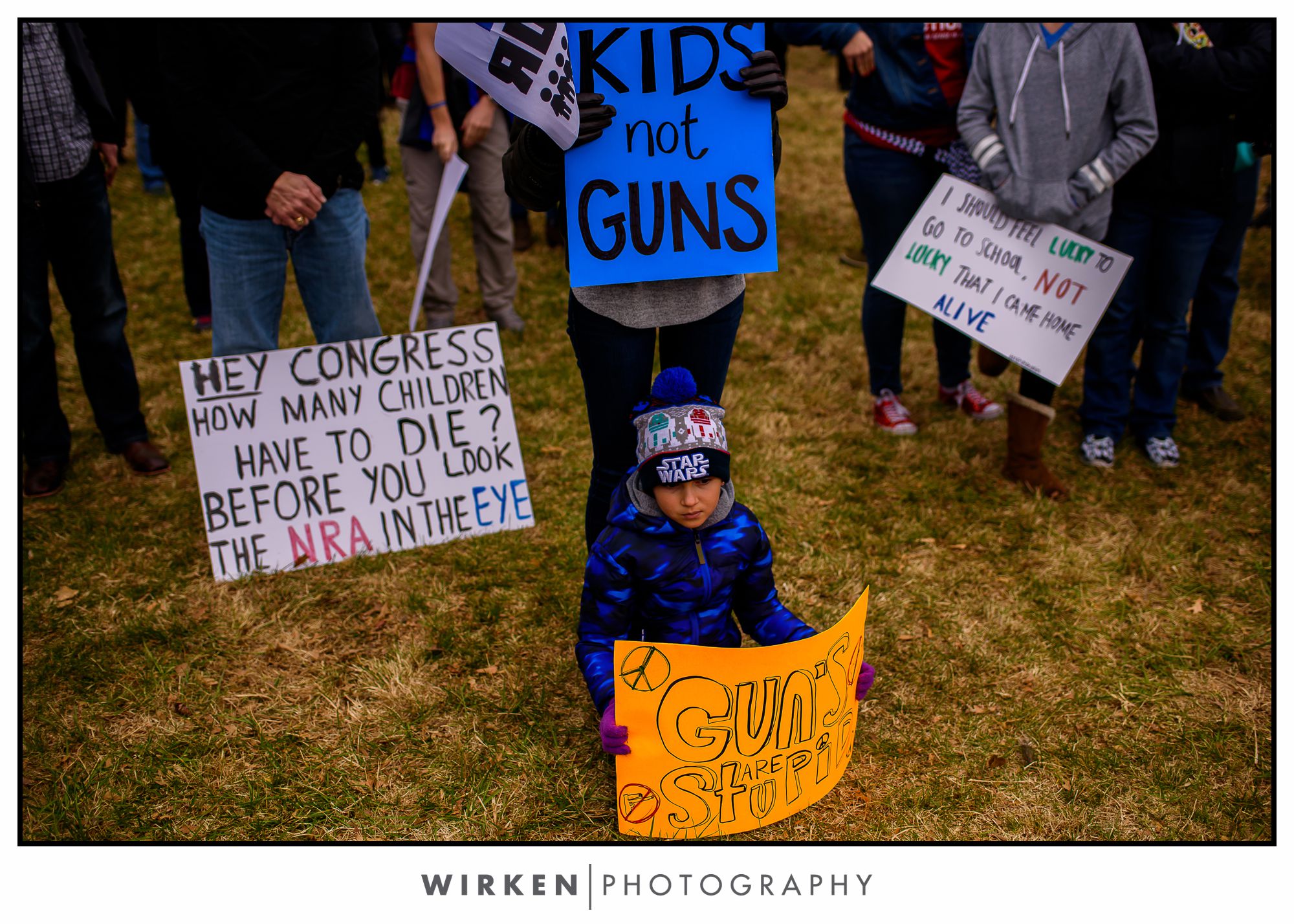 March for our Lives Kansas City. Theis Park near the Plaza.