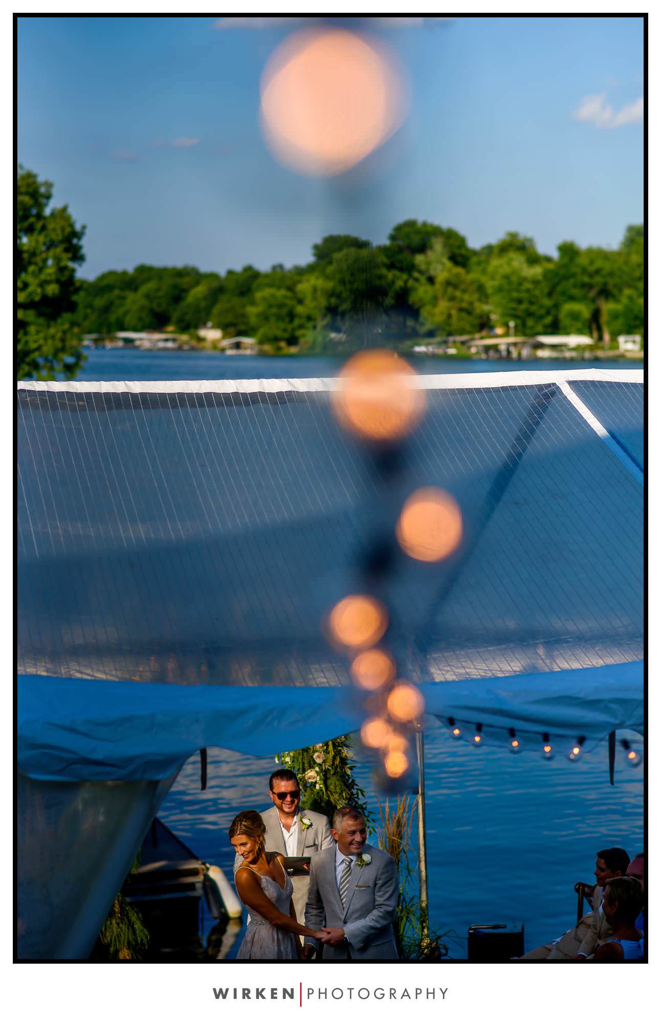 Lake wedding in Kansas City